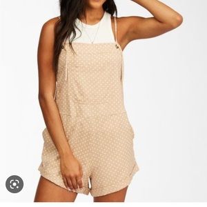 NWT Billabong overall shorts